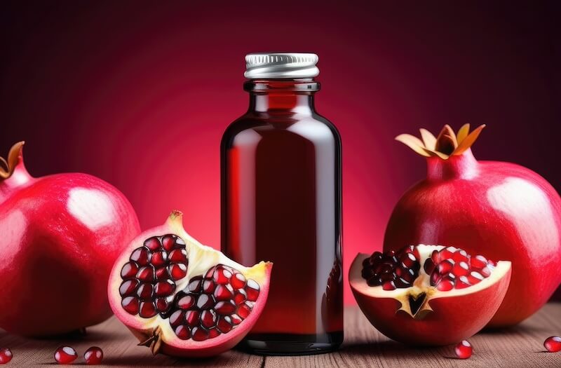 Granatapfelkernöl Haut Haare - Granatapfelöl Naturkosmetik